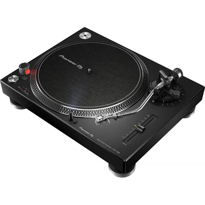 Tocadiscos Pioneer DJ PLX 500 vista cenital 3d