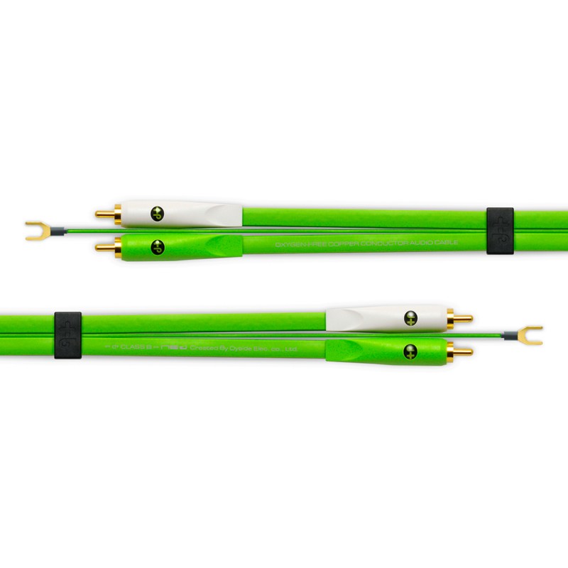 Cable neo-d-rca-turntable-class-b-1-m verde