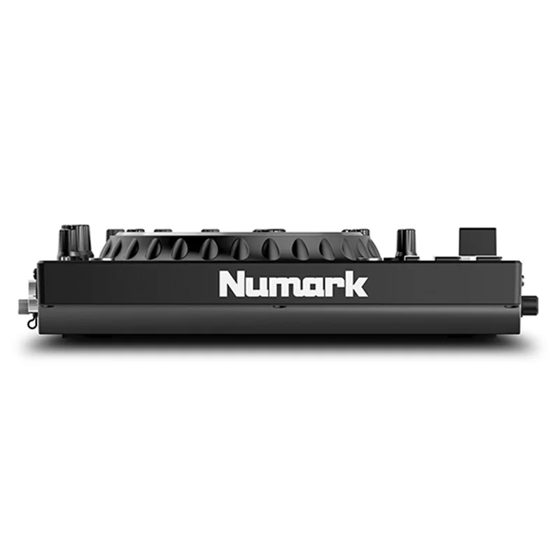 Controlador DJ Numark NS4FX vista lateral
