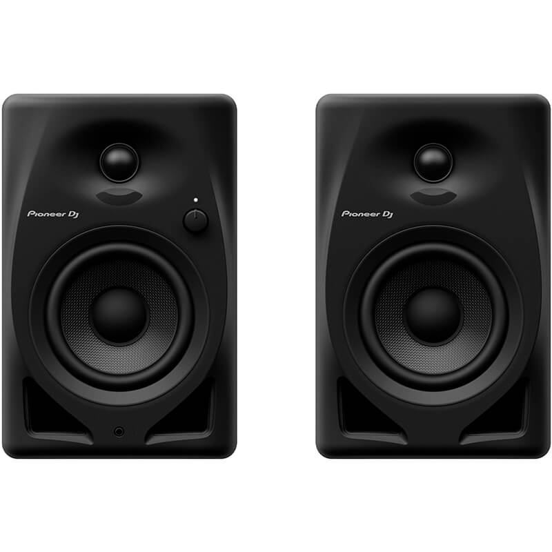 Monitores de estudio activos Pioneer DJ DM-40D vista frontal en color negro