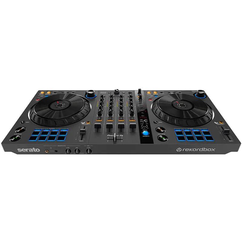 Controlador DJ Pioneer DJ DDJ FLX6 GT vista cenital frontal