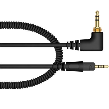 Cable Pioneer DJ HC-CA0701 en espiral de 1,2 m para auriculares HDJ-S7 Color negro