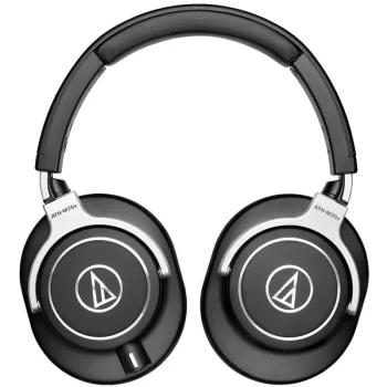 Audio Technica Auriculares profesionales ATH-M70X vista frontal con earcups planos