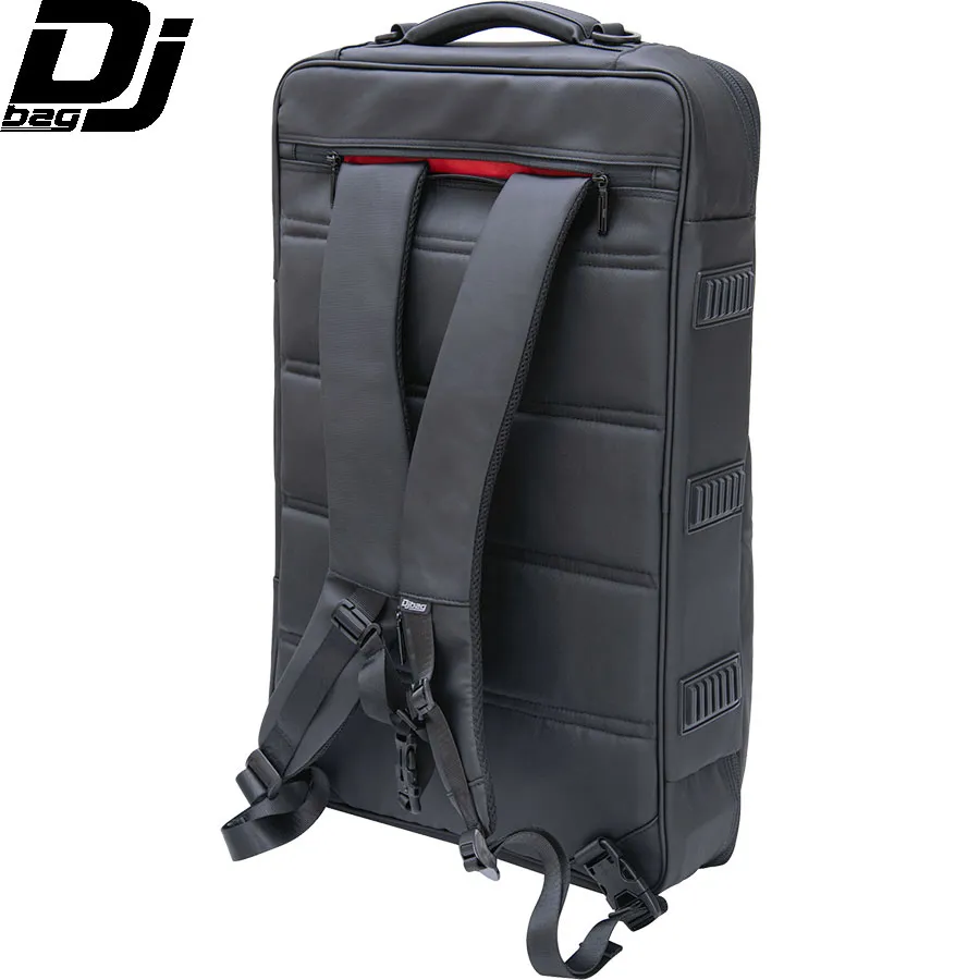 Bolsa DJBag K MiniMK2 para transporte de controlador DJ vista trasera de la bolsa cerrada