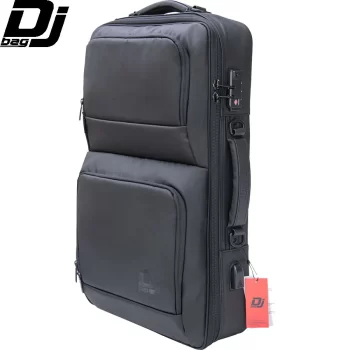 Bolsa DJBag K MiniMK2 para transporte de controlador DJ vista lateral de la bolsa cerrada