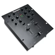 Mesa de mezclas dj Numark M101 USB en color negro para scratch vista cenital 3D