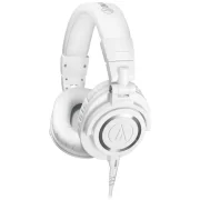 Auriculares profesionales de estudio ATH-M50X white 1 vista lateral 3D
