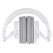 Auriculares profesionales de estudio ATH-M50X white 1 vista frontal doblado