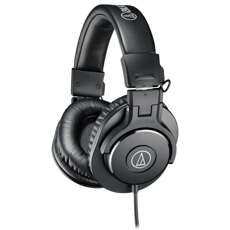 Auriculares profesionales de estudio ATH-M30X black 1 vista lateral 3D