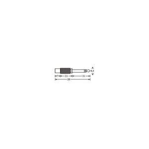 ADAPTADOR RCA HEMBRA 6,3 mm A JACK MACHO
