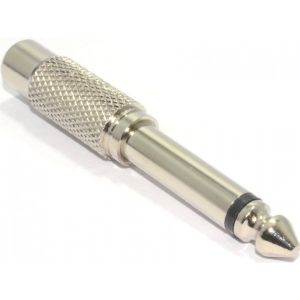ADAPTADOR RCA HEMBRA 6,3 mm A JACK MACHO
