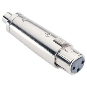 Adaptador RCA HEMBRA A XLR HEMBRA