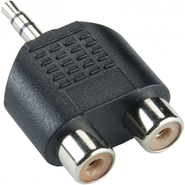 ADAPTADOR MINIJACK STEREO A 2 RCA