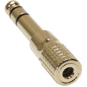 ADAPTADOR JACK 3,5mm A 6,3mm STEREO