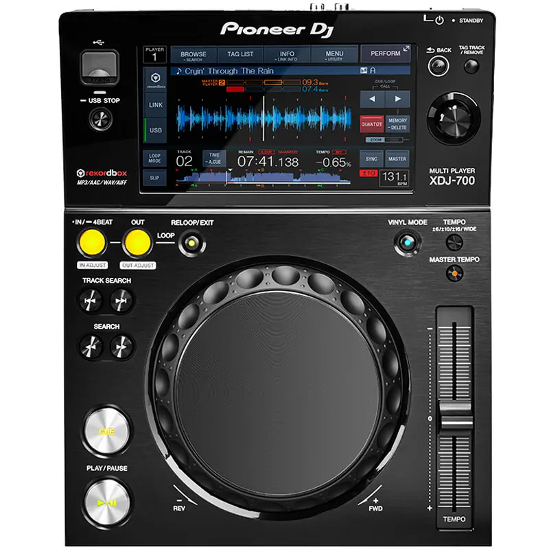 Reproductor DJ Pioneer DJ XDJ-700 vista Top