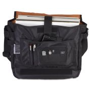 UDG COURIERBAG BLACK ORANGE INSIDE