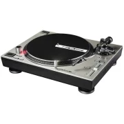 Giradiscos Reloop RP-7000 MK2 plata vista lateral en altura