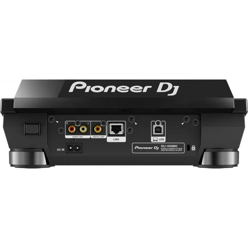 Controlador DJ Pioneer DJ XDJ-1000MK2 vista trasera conexiones