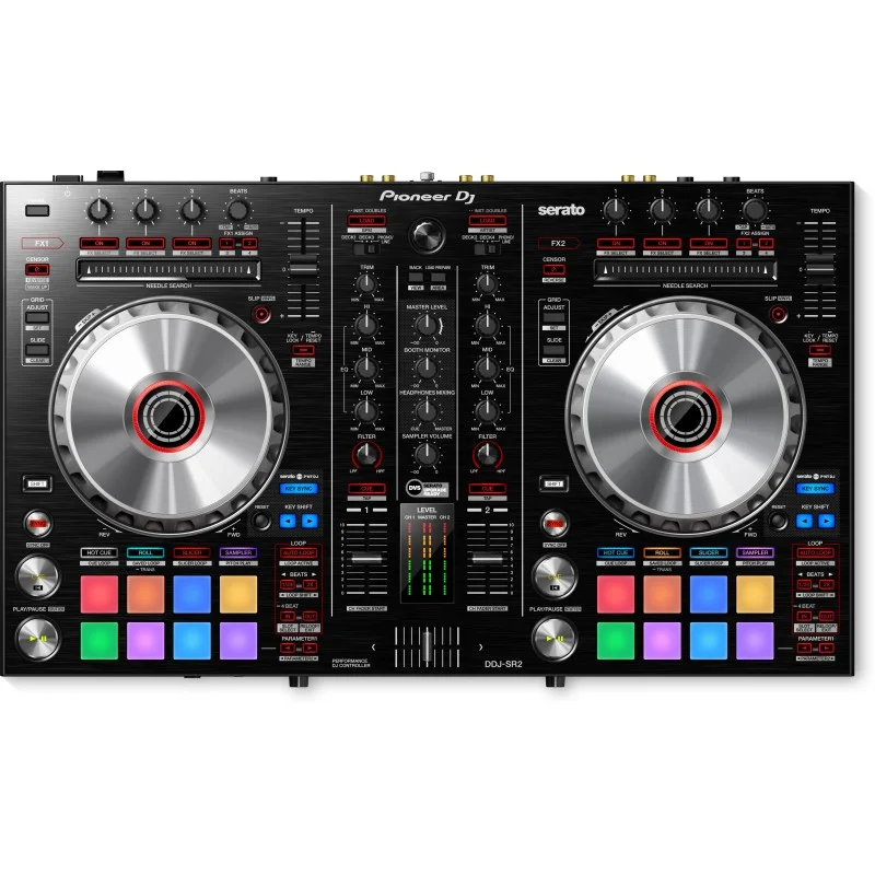 Controlador DJ Pioneer DJ DDJ SR2 cenital
