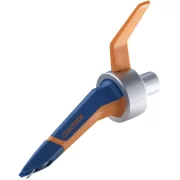 Cápsula Ortofon MKII DJ en color azul y naranja vista lateral