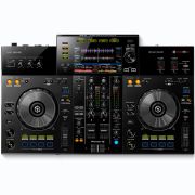 vista cenital del controlador dj Pioneer XDJ-RR en color negro