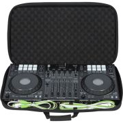 Maleta transporte EVA W-MCB780 para controladores Pioneer DJ 1000 vista abierta con Pioneer y cables