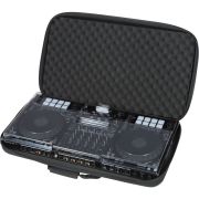 Maleta transporte EVA W-MCB780 para controladores Pioneer DJ 1000 vista lateral con Pioneer y tapa protectora