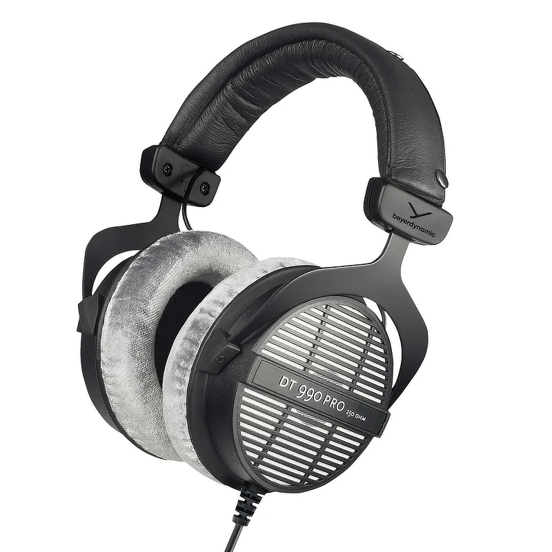 Auriculares estudio Beyerdynamic DT 990 pro vista perspectiva 3D