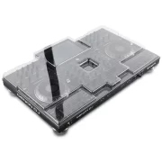 Decksaver para Denon Prime 4 y Prime 4+ vista 3D semi cenital ladeada