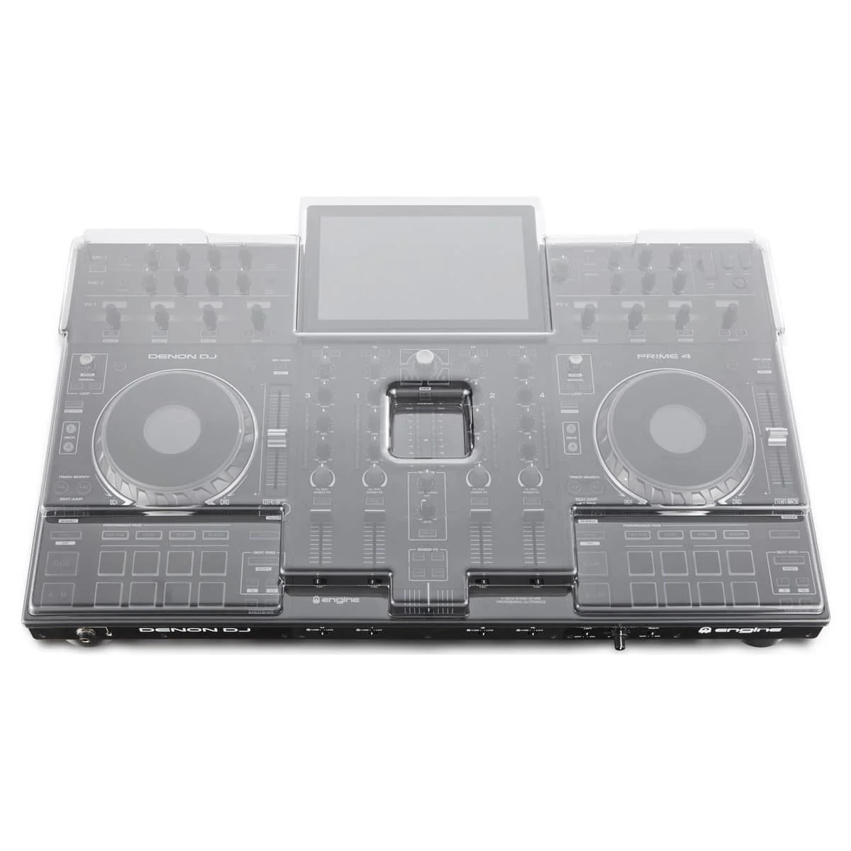Decksaver para Denon Prime 4 y Prime 4+ vista cenital