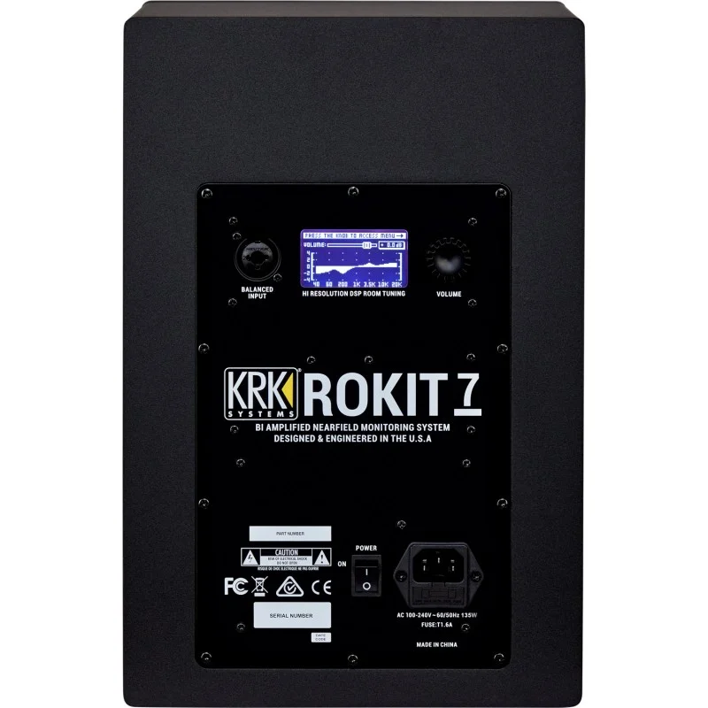 Monitores Activos KRK RP7 G4 vista trasera