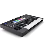 Teclado Midi USB Novation Launchkey 25 MK3 vista lateral teclado a la derecha