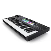 Teclado Midi USB Novation Launchkey 37 MK3 vista lateral teclado a la izquierda