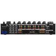 Mesa de mezclas Pioneer DJ DJM-V10-LF de 6 canales vista completa del panel trasero de conexiones