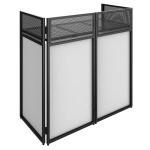 Vonyx DB4 CABINA DJ PLEGABLE DE 4 CUERPOS