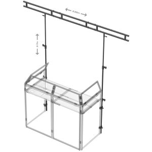 Vonyx DB3L PUENTE DE LUCES PARA MESA DJ DB3