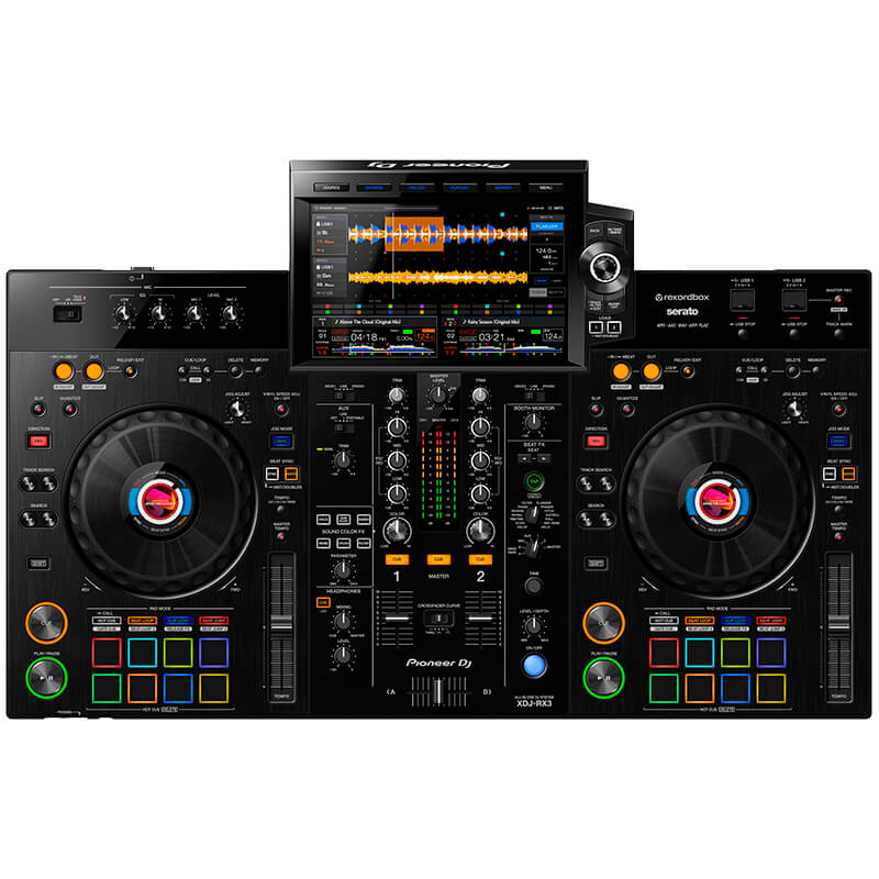 Controlador DJ All-in-one Pioneer DJ XDJ-RX3 Cenital Color negro