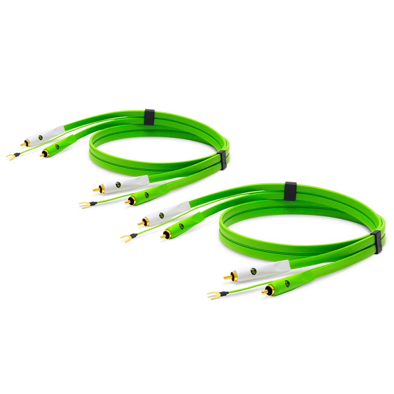 cable neo-d-rca-turntable-class-b-duo-1m color verde
