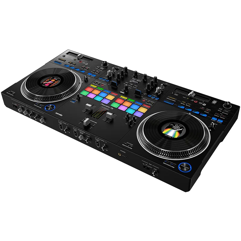 Controlador DJ Pioneer DJ DDJ REV7 lateral 3D