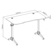 Vonyx DB20 MESA PARA ESTUDIO & GAMING CON LUCES RGB