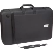 Maleta de transporte para DJ en compuesto EVA de la marca Walkasse modelo W-MCB790V2 vista cerrada de pie