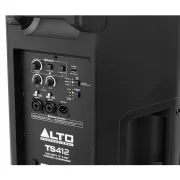 Altavoz autoamplificado Alto TS412 vista trasera panel de conexiones detalle