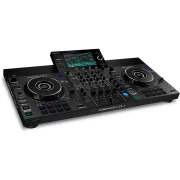 Controlador DJ Denon DJ SC LIVE 4 vista lateral 3d del lado izquierdo