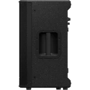 Altavoz autoamplificado Pioneeer DJ XPRS102 vista lateral donde se puede ver el asa de agarre