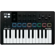 Arturia Minilab 3 black Teclado controlador midi USB vista cenital