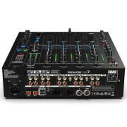 Reloop RMX 95 mesa de mezclas DJ profesional digital 4 canales más uno vista panel trasero de conexiones