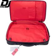 Bolsa DJBag K MiniMK2 para transporte de controlador DJ vista frontal estirada de la bolsa abierta
