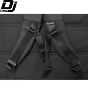 Bolsa DJBag K MiniMK2 para transporte de controlador DJ vista detalle cierres de pecho
