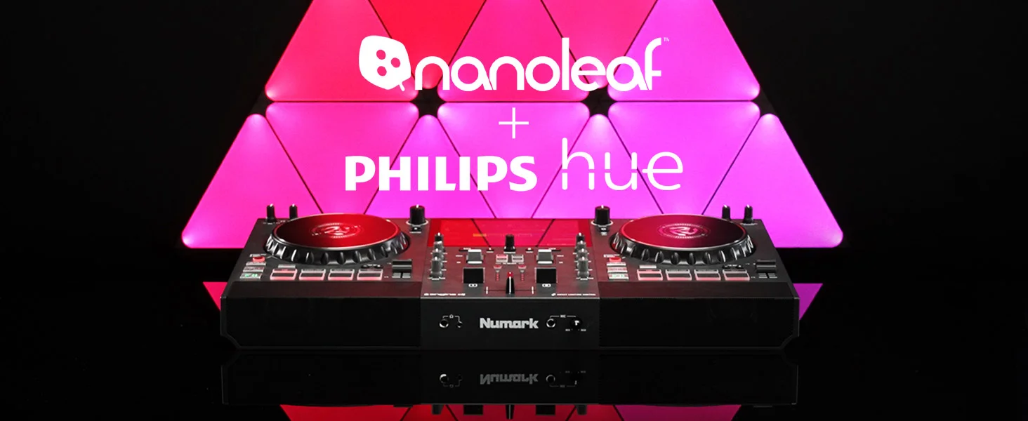 Controlador DJ Numark Mixstream Pro + vista detalle lifestyle como producto expuesto