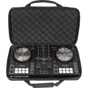Maleta transporte para DJ en EVA modelo W-MCB- DDJ400FLX4 para protección y transporte de controladores DJ midi abierta con Controlador S2MK3